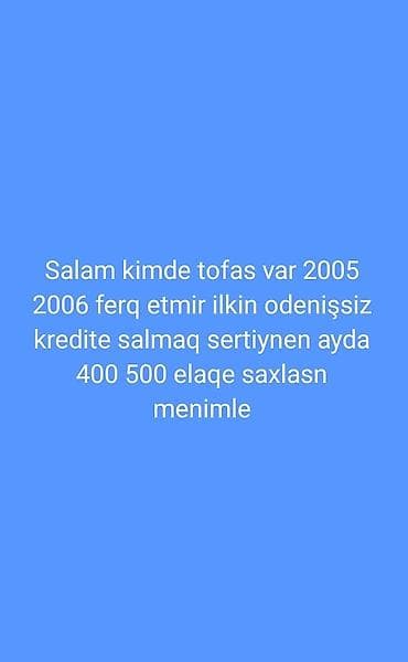 bmw e39 satilir: Tofaş avtomobilini kreditlə almaq istəyiremf. - İllər: 2005 və ya — 1