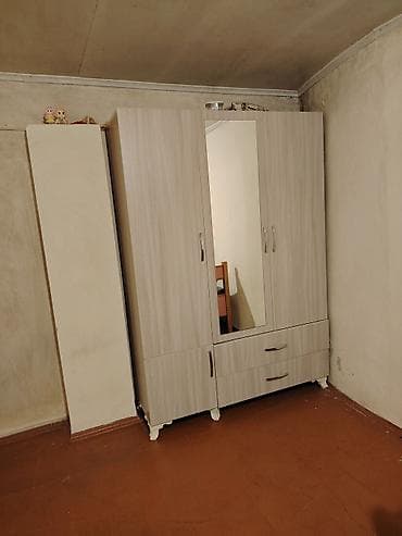 Məişət əşyaları paketi - Üç qapılı paltar şkafı: Açıq ağac rəngli