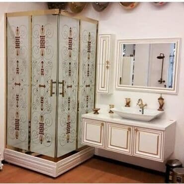 temper şüşə satışı: 6mm 8mm 10mm sade mat dekorlu şüşələrdən hazirlanan duskabinlərin — 1