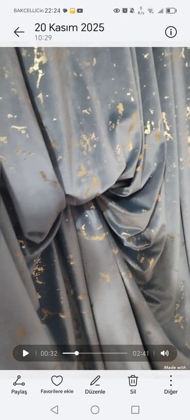 muncuq pərdə: İşlənmiş, Vilyur Pərdə, rəng - Ağ, Ödənişli çatdırılma — 5