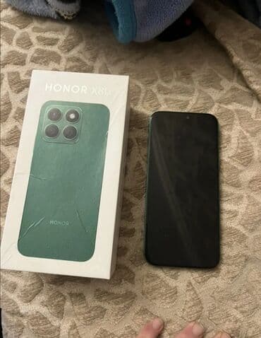 sədərək ticarət mərkəzi məişət texnikasi: Honor X8b, 128 GB, rəng - Yaşıl, Barmaq izi — 5