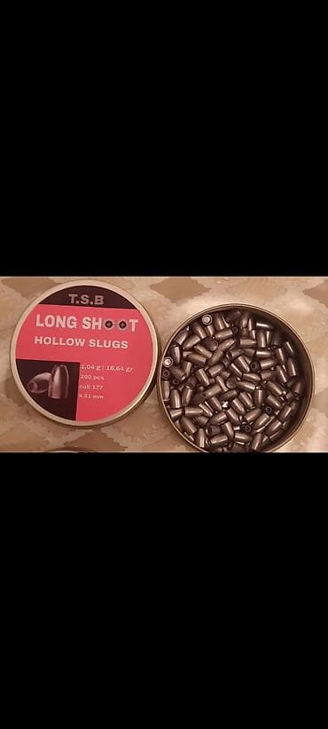 TS.B Long Shoot Hollow Slugs – pnevmatik tüfəng və tapançalar üçün — 2