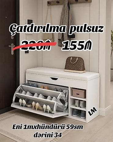 Düz dolab, Dəhliz üçün, Ayaqqabı üçün