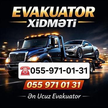 Evakuator, Platforma ilə, Rayonlara, Şəhər daxili