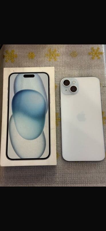 iphone 17 qiymeti: IPhone 15 Plus, Ağ, Face ID — 1
