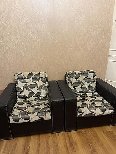 ikinci el qonaq desdi: Divan, 2 kreslo, Bazasız, Açılmayan — 4