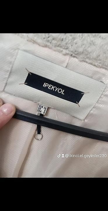 İPEKYOL qadın jaketi - Model: yumşaq “teddy/bukle” toxumalı qısa — 3