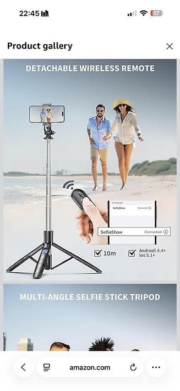 hdmi kabel mini: BODUR Selfie Stick L16 – uzun selfie çubuğu və mini tripod - 2-si — 4
