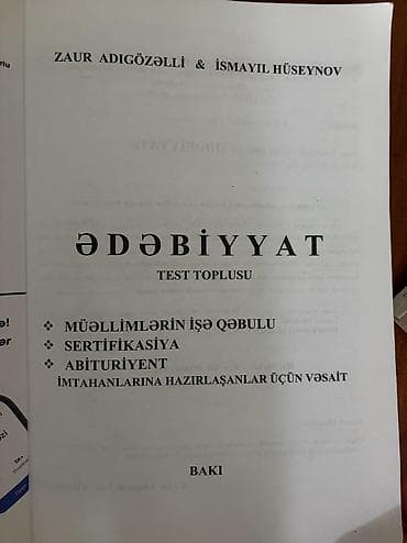 https smart ady az: MHM-Ədəbiyyat test toplusu,4-cü nəşr — 2