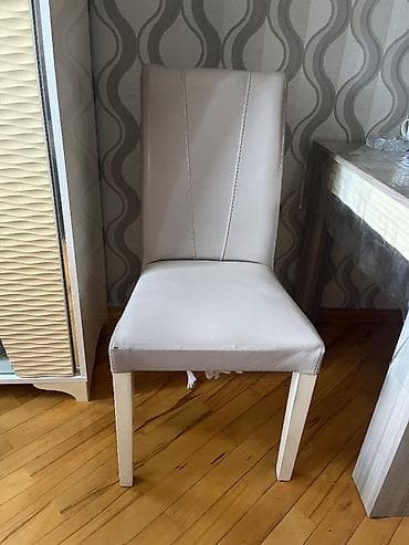 Masalar: Stul 6 eded satilir. Islenmisdir. Kojadir. 150man. Tecili satilir — 2