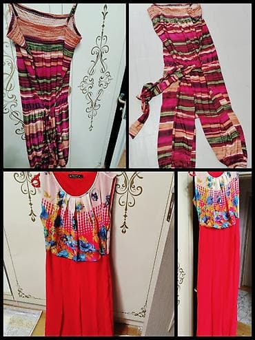 Qadın geyim dəsti – 2 ədəd 1) Zolaqlı kombinezon - Rənglər: çəhrayı — 1