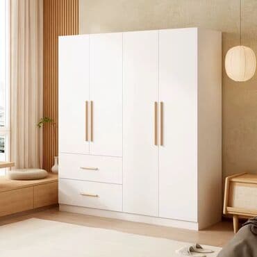 cubuq: Açılan, 4 qapılı Düz dolab, Qarderob, paltar dolabı — 1