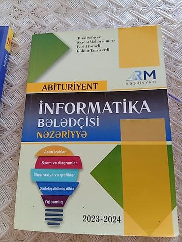array informatika: Məhsul: “Abituriyent – İnformatika Bələdçisi: Nəzəriyyə” (2023–2024) — 1