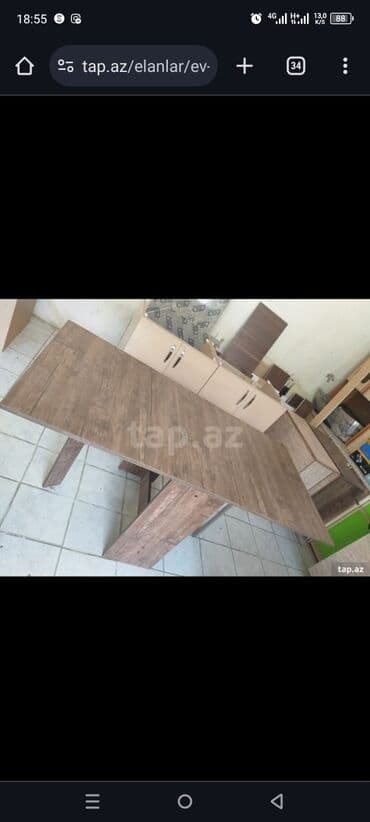 nages hazirlanmasi: Oğlan və qız üçün, Yeni, Siyirməsiz, Parta, Stulsuz — 27