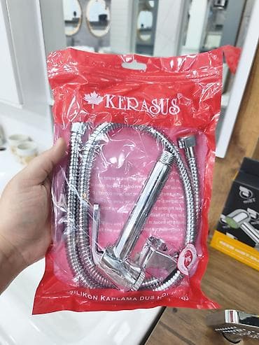 Kerasus duş dəsti – silikon örtüklü duş şlanğı və əl duşu turu