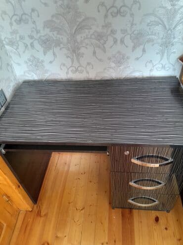 письменный стол с полками: Kompüter masası, Laminat — 2