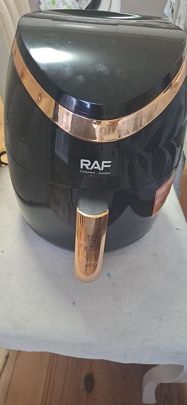 mi note 10: RAF hava fritözü (air fryer) - Rəng: qara, qızılı detallar - — 1