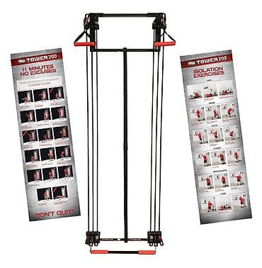 Body by Jake Tower 200 – qapıya quraşdırılan çoxfunksiyalı rezinlərlə