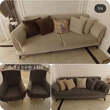 gul: İşlənmiş, Divan, 2 kreslo, Divan, Açılan — 1