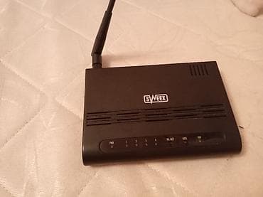 tp link 3 antenli modem: Sweex ADSL Wi‑Fi router - Brend/model: Sweex (üzərində Sweex loqosu) — 2