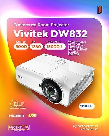 tab e: İşlənmiş Portativ Proyektor — 1