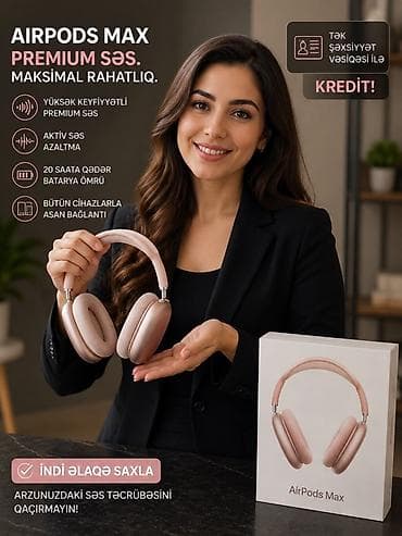 hyperx cloud alpha s: AirPods Max – Premium səs, maksimal rahatlıq - Yüksək keyfiyyətli — 1