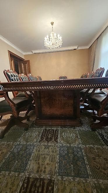 stulla: Klassik üslublu premium iclas otağı dəsti - Dəst: Uzun düzbucaqlı — 10