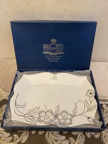 klonka sufreler: Boşqablar, 2 ədədli dəst, rəng - Ağ, Farfor, Almaniya — 2