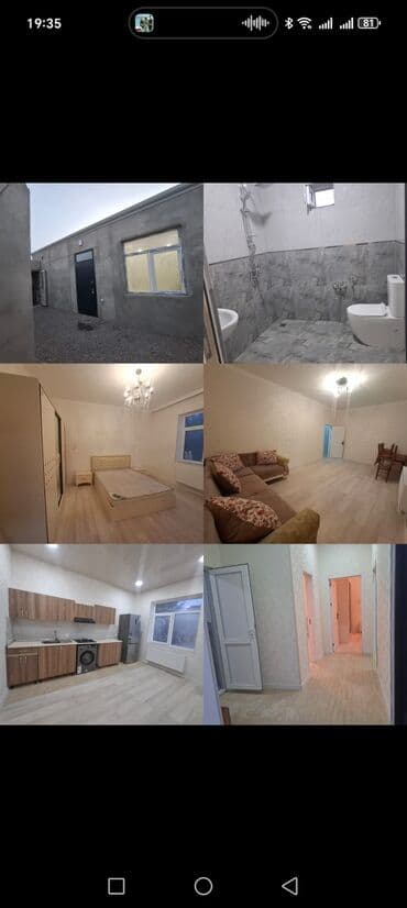 🌙Beniz5512 Sağanda kiraye ev Mektebe baxcaya yaxin, qaz,vifi isiq, su