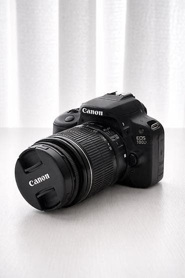Canon EOS 100D DSLR fotoaparat + 18-55mm zoom obyektiv - Yüngül və