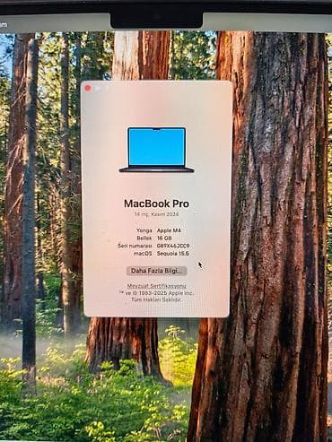 macbook air m: MacBook Pro 14" M4 / 16 GB / 512 GB SSD – Tamamilə Yeni Kimi! (Pil — 5