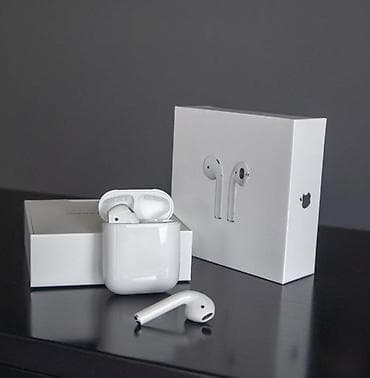 kalonka bulutuz: Apple AirPods2 orginal (şarj qutusu ilə) - Tam simsiz qulaqcıqlar — 1