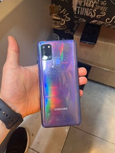 oppo a18 qiymeti: Samsung Galaxy A21S, rəng - Bənövşəyi, Barmaq izi — 1