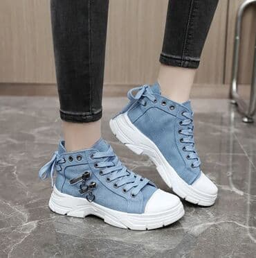 Tuflilər: Ölçü: 39, rəng - Mavi, Yeni — 1