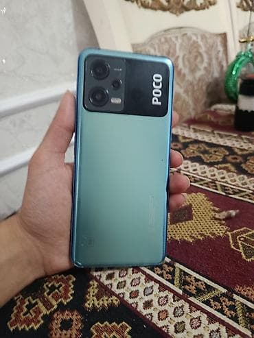 Poco X5, 128 GB, rəng - Göy, Sensor, Barmaq izi, Face ID