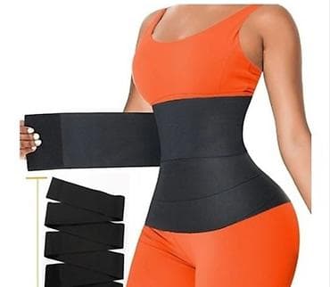 Bandajlar, korsetlər, korrektorlar: 2 eded Bel kompressiya və formalaşdırıcı sarğı (wrap waist trainer) - — 1