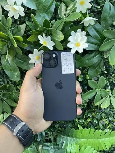 iphone original adapter: IPhone 15, 128 GB, Qara, Zəmanət, Kredit, Simsiz şarj — 1