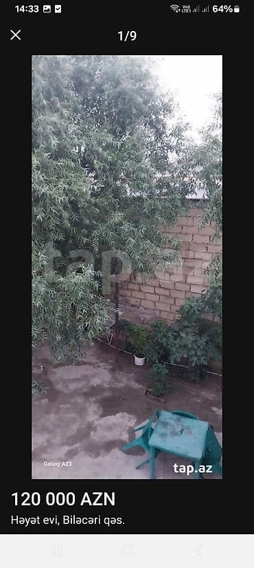 hezı aslanov kıraye evler: Mehdiabad, 3 otaqlı, Köhnə tikili, 120 kv. m — 10