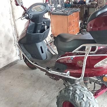 neon işıq: Elektrik skuter – off-road təkərli, baqaj qutulu - Korpusu tünd — 4