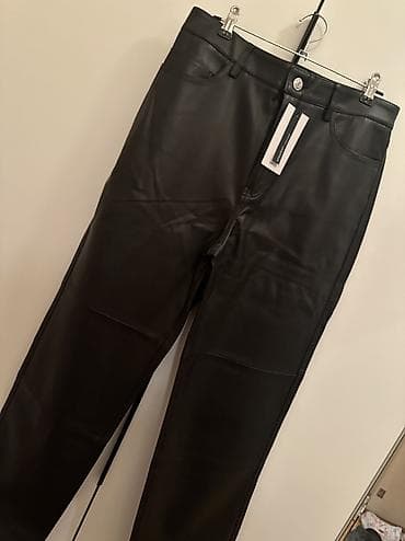 deri godekceler: Şalvar, Zara, S, rəng - Qara — 5