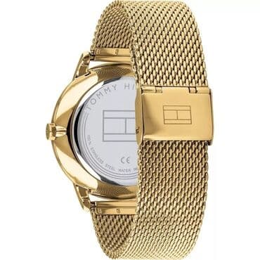 el fecr saat: İşlənmiş, Qol saatı, Tommy Hilfiger, rəng - Qızılı — 4