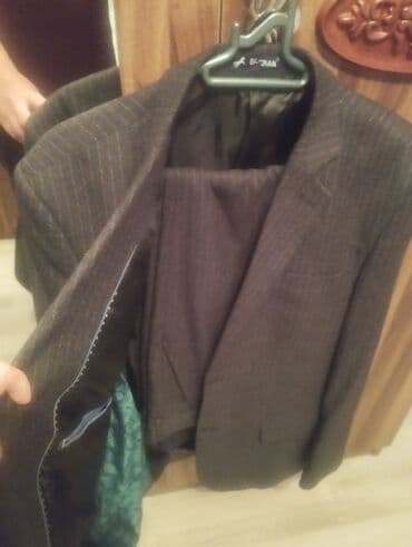 uzun pencekler: BOCRAN kişi kostyumu - Üçlü dəst: pencək, şalvar və geyim çantası - — 3