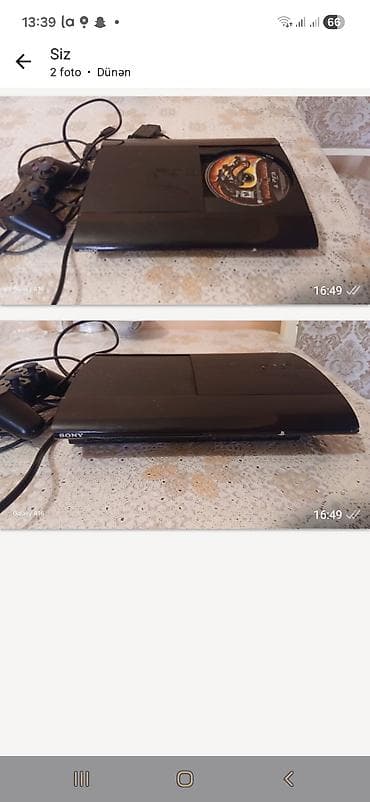 Sony PlayStation 3 Super Slim oyun konsolu - Model: PS3 Super Slim