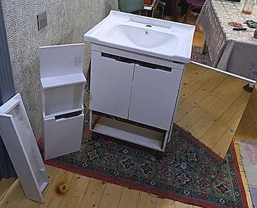 lavabo: Vanna otağı üçün dəst – quraşdırmaya hazır mebel və lavabo Tərkibi: - — 1