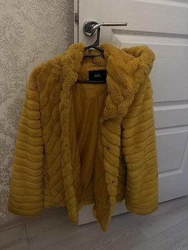 mini geyim: Kürk, Adl, S, M, L, rəng - Sarı — 1