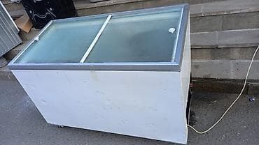 витринный холодильник: Şüşə qapaqlı dondurucu-sərinləşdirici vitrin - Üstdən iki sürgülü — 1