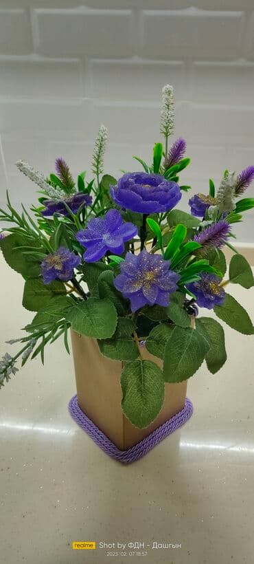 бутыль стеклянный 20 л: Sifarişlə əl işləri | Buketlər, səbətlər — 2