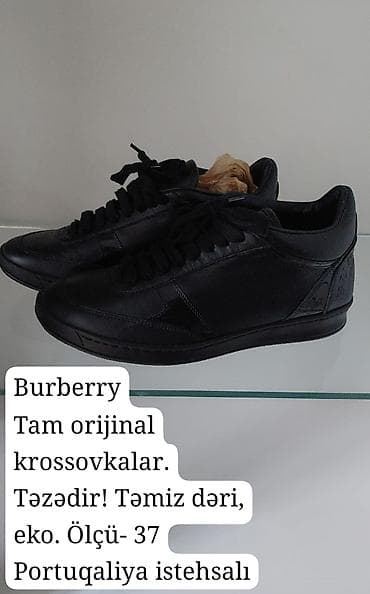 kedi: Burberry, Ölçü: 37, rəng - Qara, Yeni — 1