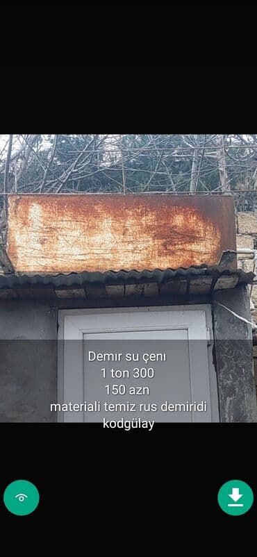 çənlər: Bak, Plastik, 1000 l l, İşlənmiş, Ünvandan götürmə — 22