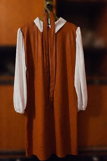 Qadın paltarı – 2 rəngli dizaynda - Model: düz kəsimli mini/midi lalafo.az -da Qadın paltarı – 2 rəngli dizaynda - Model: düz kəsimli mini/midi